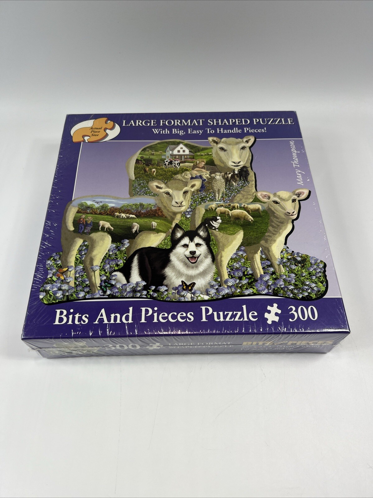 Bits and Pieces 300 pc Jigsaw Puzzle Countryside Farm Animals  Large Pieces