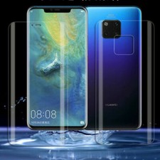 Front Back Screen Protector Soft Clear Film For Huawei Mate 20 Pro 20X Lot New