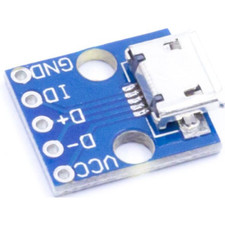MICRO USB SOCKET ON PRINTED CIRCUIT BOARD