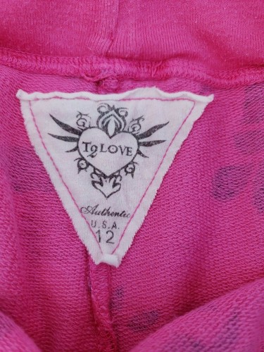 T2Love girls Floral pull on drawstring line shorts size 12 Pre-owned - Picture 4 of 4