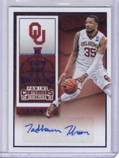 Tashawn Thomas 2015 Panini Contenders Draft Picks Blue Foil RC Auto #160