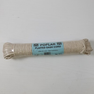 Pappel 6 mm geflochtene Schärpe Kordel 30 m Größe Nr. 8 - S102