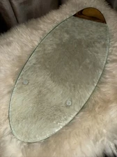 Annieglass Mod 15.25 X 7.25" Cheese Board Gold Rare