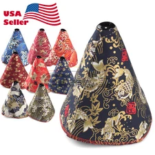 Universal JDM Wave Koi Fish Sakura Shift Boot Cover Universal AT/MT Transmission