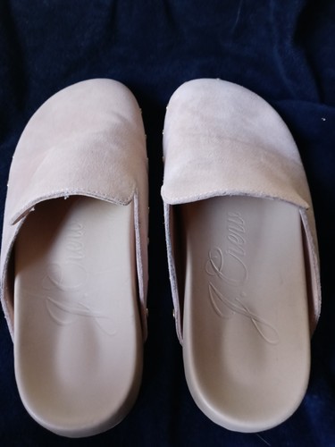 J Crew Pacific studded Marlow mules clogs slip on almond biscotti Sz 9.5 #BE772 - Picture 5 of 8