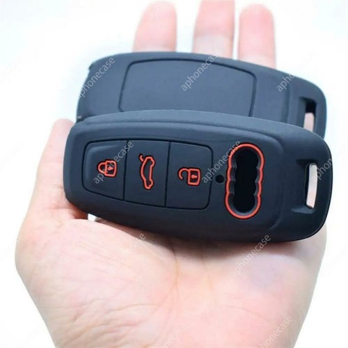 Remote Key Fob Case For Audi A6L 2019 2020 Silicone Key Protector Case Cover - Picture 6 of 14