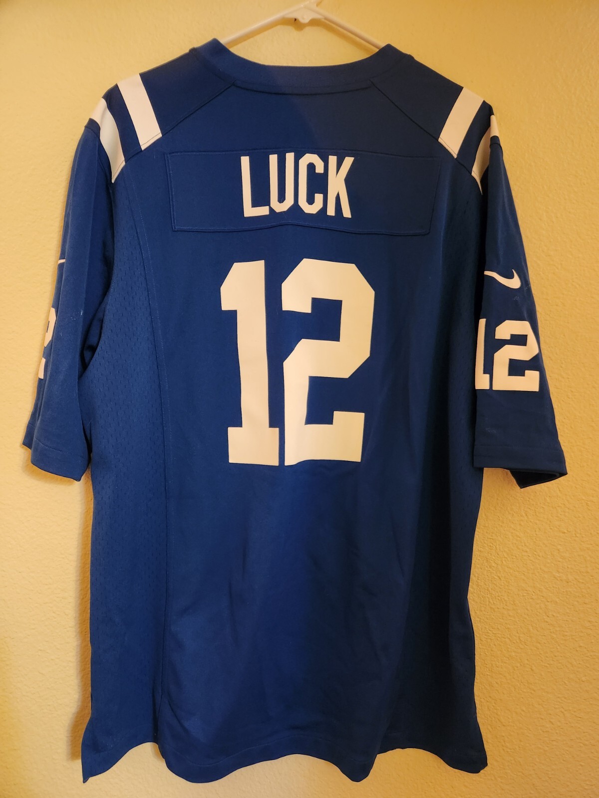 Nike On Field Andrew Luck 12 Indianapolis Colts NFL Football Jersey