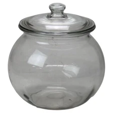Large Antique Country Store Glass Candy Jar C1900