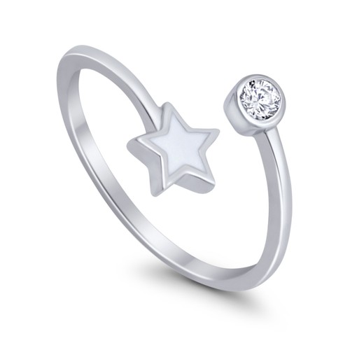 Zehenring 9 mm Sternband 925 Sterling Silber dünn verstellbar - Bild 15 von 36