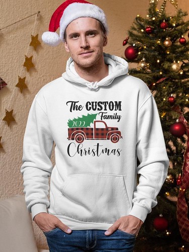 Custom Family Christmas Hoodie or 