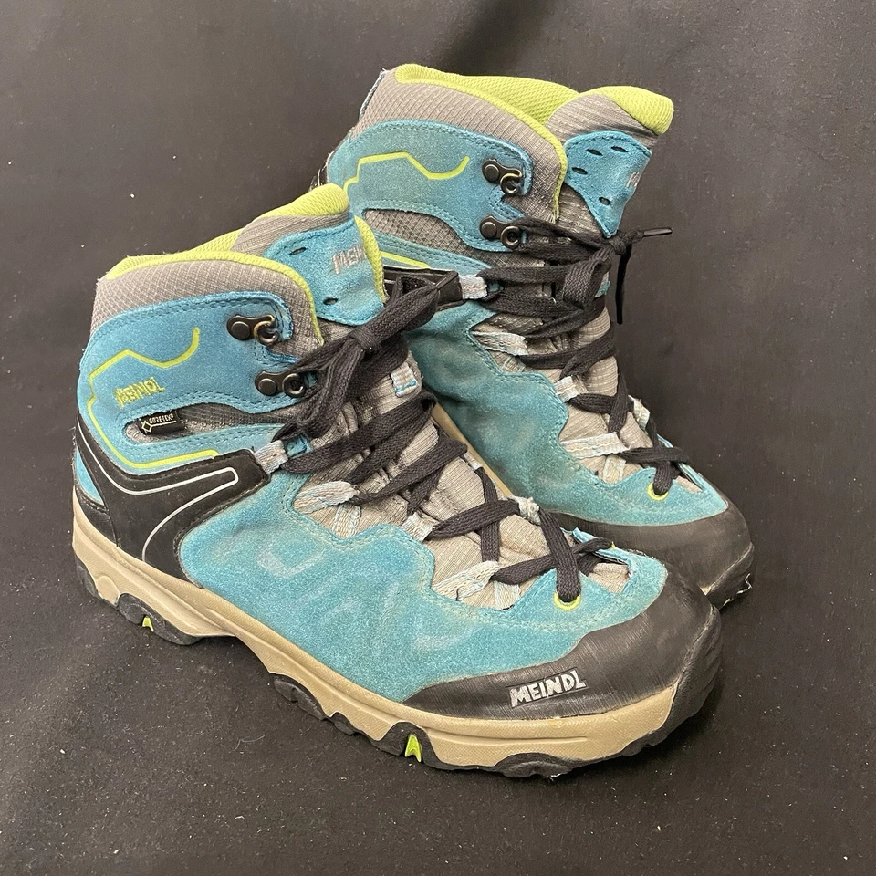 MEINDL OUTDOORSTIEFEL  DAMEN GRÖSSE 38 Winterschuhe Wandertiefel Türkis Grün