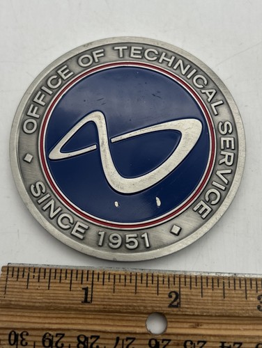 Amt des Technischen Dienstes seit 1951 Challenge Münze 3" groß