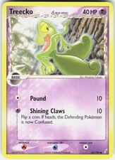 Treecko 68/100 Common Crystal Guardians Pokemon