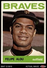 1964 Topps #65 Felipe Alou Braves 4 - VG/EX