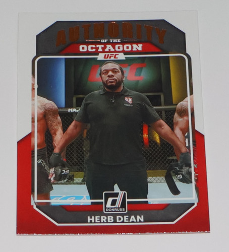 Herb Dean #222 2023 Panini Donruss UFC card