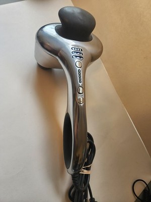 Brookstone Max 2 Dual Node Percussion Massager 3 Program 5 Speeds F-210 Works
