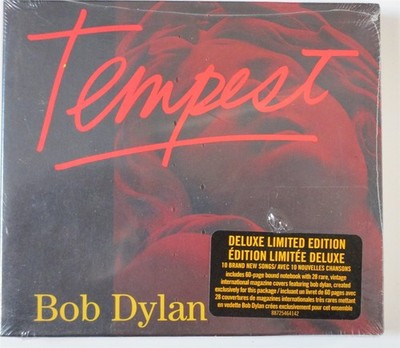 CD Tempest by Bob Dylan Deluxe Limited Edition & 60pg Booklet NEW