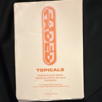 Topicals Faded Brightening Hydrating Cooling Under Eye Patches, 6 Pairs