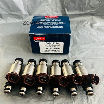 6X Denso Fuel Injectors 23250-46030 For Lexus SC300 GS300 Toyota Supra 3.0L V6
