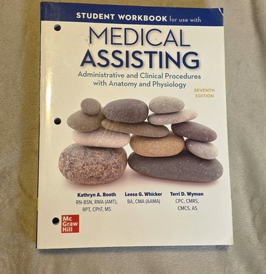 McGraw Hill Medical Assisting Workbook 7th Ed, Admin & Clinical, Paperback
