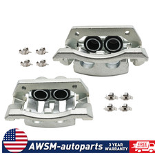 Rear Brake Calipers W Brackets 2x For 2008-2012 Ford F-250 F-350 Super Duty Rear Brake Calipers W Brackets 2x For 2008-2012 Ford F-250 F-350 Super Duty