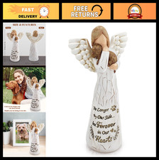 Heartfelt Dog Memorial Gift - Hand-Painted Angel  Dog Statue, Pet Loss Sympathy