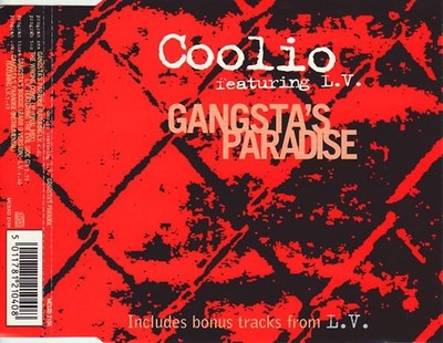 (103) Coolio Feat L.V.   'Gangsta's Paradise'-Rare Tommy Boy Maxi CD Single-New