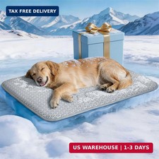 Cooling Mat for Dogs, Large Dog Bed  Dog Cooling Pad, Waterproof Pet Cooling Ma