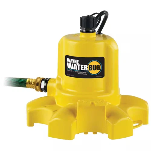 Wayne WWB 1-6 HP WaterBUG Submersible Utility Pump Multi-Flo Technology, USED