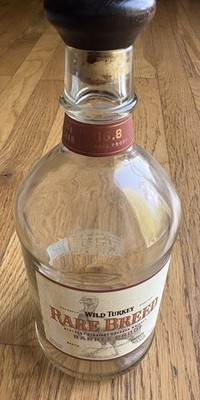 Wild Turkey Rare Breed Kentucky Bourbon Whiskey Empty Bottle ONLY 750 ml