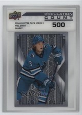 2024 Upper Deck Series 2 Population Count 500 /500 Will Smith #PC-46 Rookie RC