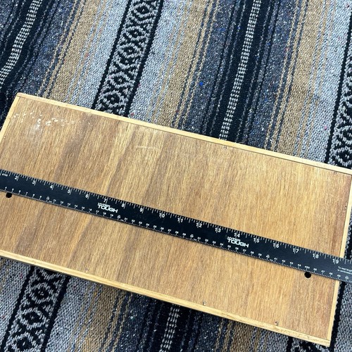Napa Valley 36 Cassette Tape Wood Storage Wall Holder Rack Vintage - Picture 11 of 12