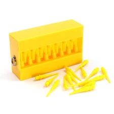 CUESOUL TOUCH-Point Dart Soft Tips withTouch Dart Case Tool-Yellow