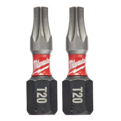 Milwaukee Tool 48-32-4414 Shockwave Impact Torx T20 Insert Bits (2 Pk)