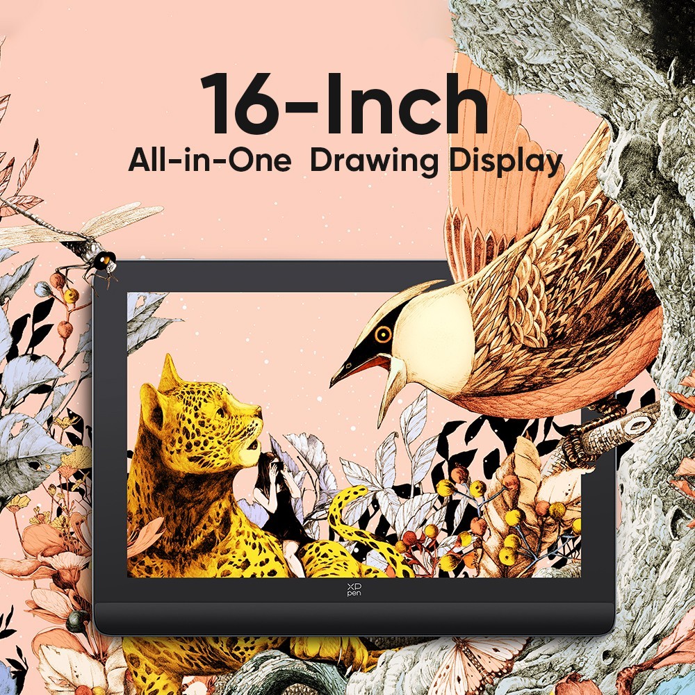 XPPen Artist Pro 16 (Gen 2) Tavoletta da Disegno, 2.5K QHD Schermo Completamente Laminato foto 2