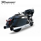 Rinehart DBX45 4.5in Chrome Slip On Muffler Exhaust For 2014–2026 Indian Bagger