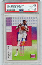 2017-18 PANINI STATUS #72 DRAYMOND GREEN #43/75 WARRIORS - PSA 10 GEM MT (11198)