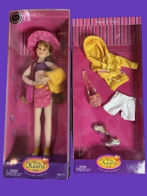 Only Hearts Club Lily Rose Doll And Ready To Wear Yellow Hoodie Outfit Lot 2 Pcs