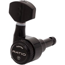 Graph Tech Ratio 7-In-Line Electric Locking Tuning Machine Heads Staggered Posts