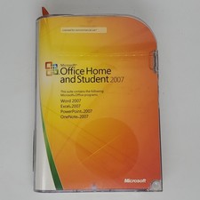 Microsoft MS Office Home and Student 2007 Word Excel PowerPoint OneNote with Key