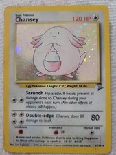 Pokemon: Chansey 3/130 Holo Rare. Base Set 2 on eBay
