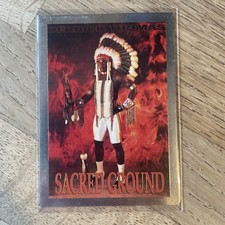 Vintage Kansas City Chiefs “Sacred Ground” Derrick Thomas Promo Poster Card m10