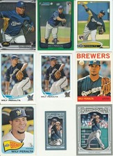 ⚾ 20 + different WILY PERALTA cards lot 3 RC 2013 - 2022 Brewers Tigers