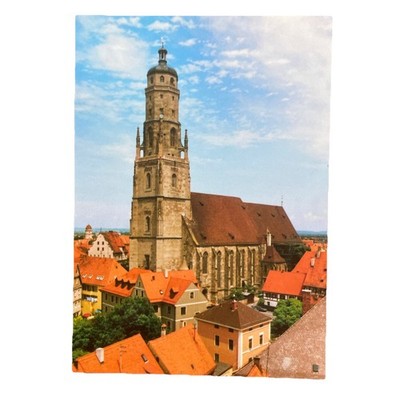 Postkarte AK Nördlingen St. Georgskirche Ungelaufen
