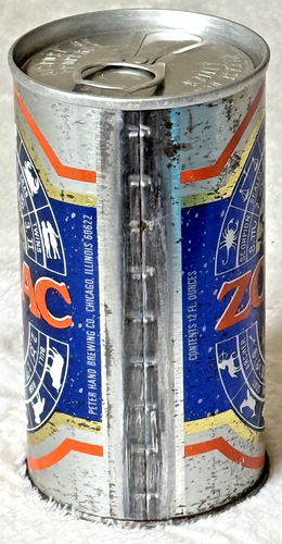 RARE-NEVER OPEN-1968 Zodiac-Malt Liquor-Peter Hand-Chicago-12 oz-Steel Beer Can - Picture 4 of 6