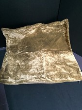 24" GOLD VELVET PILLOW COVER Bed Living Family Room Sofa Zipper Decor Gift NEW