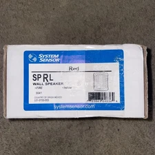 System Sensor SPRL Red Wall Speaker Fire Safety Indoor NEW