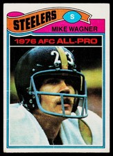 Mike Wagner, 1977 Topps, #60, Pittsburgh Steelers,