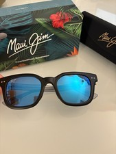 Maui Jim Shore Break Polarized Sunglasses MJ822 in Hawaii Blue Handmade in Italy