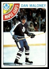 1978-79 Topps Card Hockey Dan Maloney Toronto Maple Leafs #21 NM